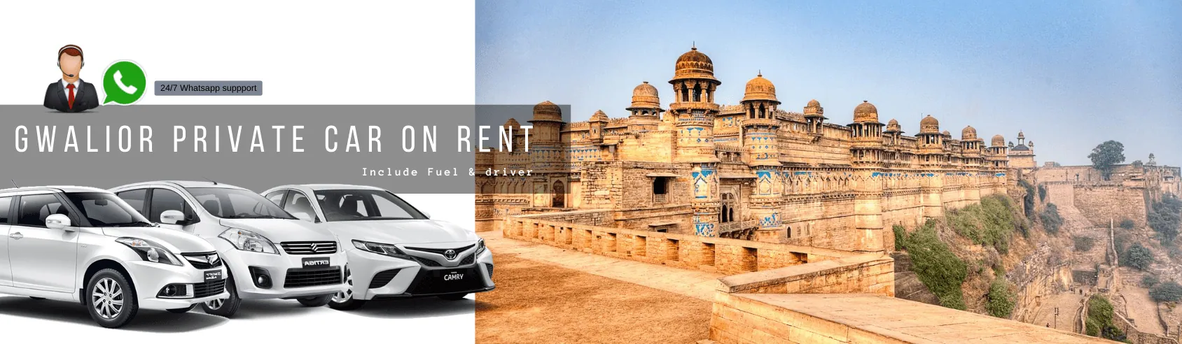 Gwalior Private Car with Driver | Travools